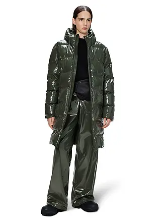 RAINS | Steppmantel ALTA LONGER PUFFER JACKET | olive